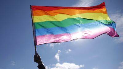 Травести-артиста оштрафовали за пение гимна России с флагом ЛГБТ+