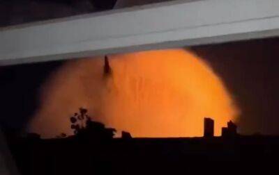 В соцсетях появилось видео якобы взрыва на ТЭЦ Харькова