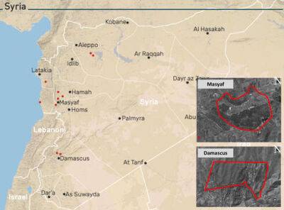 Так выглядит индустрия террора: Ганц показал карту иранских объектов в Сирии