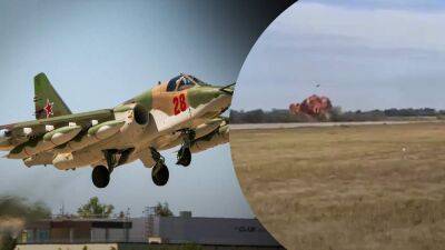 В оккупированном Крыму "отрицательно взлетел" очередной Су-25 врага
