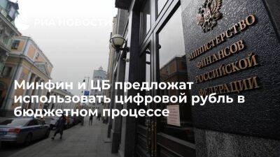 Минфин и ЦБ внесут предложения по использованию цифрового рубля в бюджетном процессе