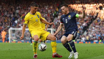 Лидер сборной Шотландии Робертсон не сыграет против Украины в Лиге наций