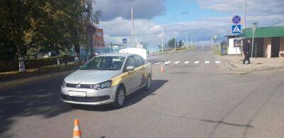 В Гродно таксист сбил девушку на пешеходном переходе