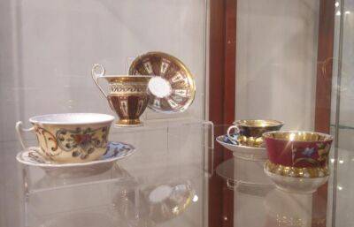 В Тверском императорском дворце можно полюбоваться редкими и изысканными чашками