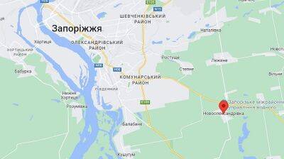 Россияне обстреляли Запорожскую область, вспыхнул пожар