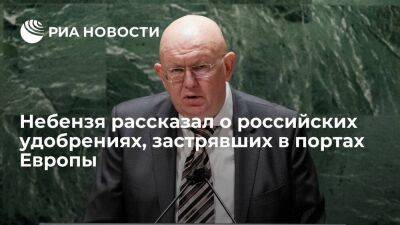 Небензя рассказал о российских удобрениях, застрявших в портах Европы из-за санкций
