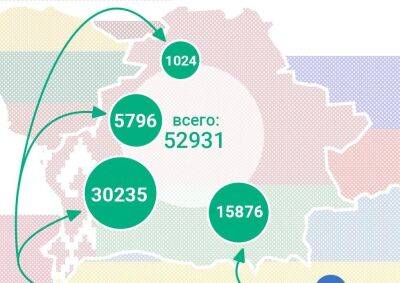 С февраля в Беларусь прибыли 53 тысячи граждан Украины