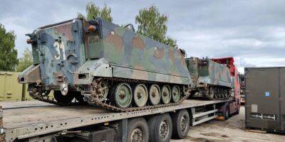 «Вместе к победе». Бронетранспортеры M113 едут из Литвы в Украину — Минобороны