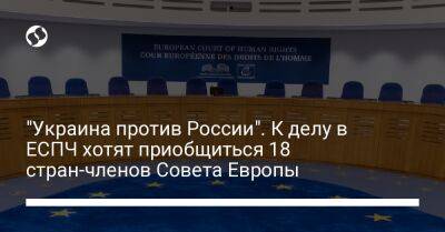 "Украина против России". К делу в ЕСПЧ хотят приобщиться 18 стран-членов Совета Европы