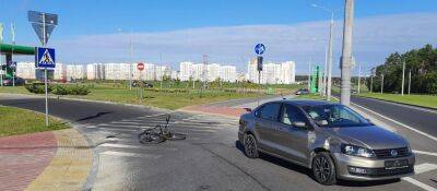 В Гродно произошло ДТП: пострадал велосипедист