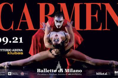 «Balletto di Milano» со спектаклем «CARMEN» – гастроли в Литве