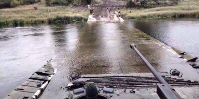 Контролируют и левый берег. ВСУ показали, как форсировали реку Оскол в Харьковской области — видео