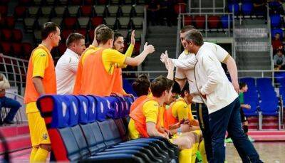 Сборная Украины по футзалу разгромила Молдову в Кубке трех наций