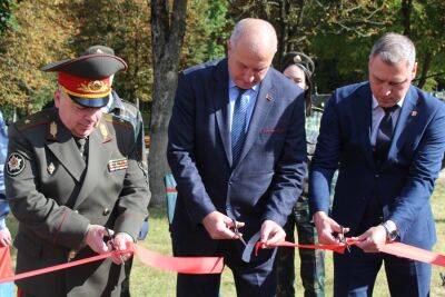 В Лиде состоялось торжественное открытие выставки военной техники под открытым небом