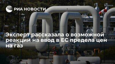 Эксперт Белова: введение в ЕС потолка цен на газ из России может быть негативно воспринято