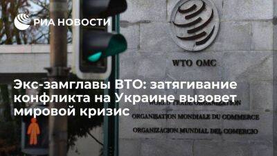 Экс-замглавы ВТО: затягивание конфликта на Украине вызовет кризис масштабов 2008 года