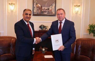 Беларусь и Палестина обсудили состояние и перспективы взаимодействия стран