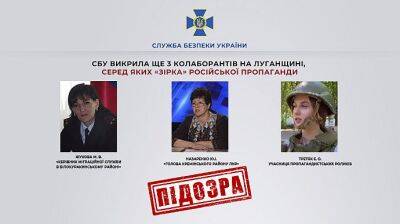 СБУ заявила о разоблачении "звезды пропаганды РФ" и еще двух коллаборанток в Луганской области