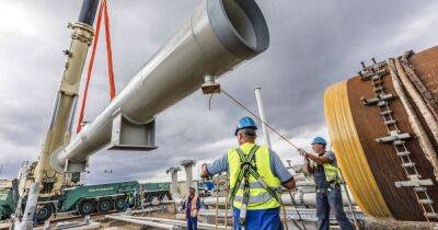"Газпром" сообщил об остановке трубопровода "Северный поток" (фото)
