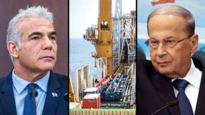 Канцелярия Лапида: добыча газа начнется и без соглашения с Ливаном
