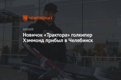 Новичок «Трактора» голкипер Хэммонд прибыл в Челябинск