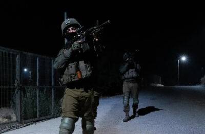 За ночь в Иудее и Самарии израильскими силами безопасности арестовано восемь боевиков