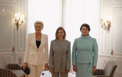 Зеленская в США встретилась с первыми леди Польши и Литвы