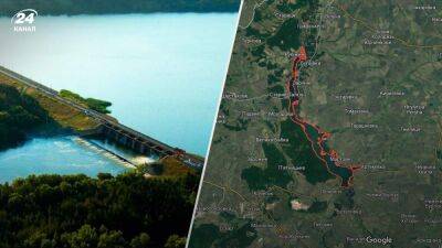 Россияне пытались разрушить дамбу Печенежского водохранилища: где она располагается – карта