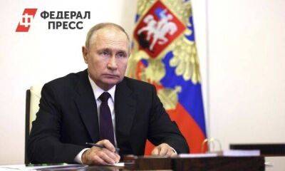 Путин: России в ОПК нужно стопроцентное замещение импорта
