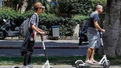 В Израиле запретят одалживать электрические самокаты и велосипеды