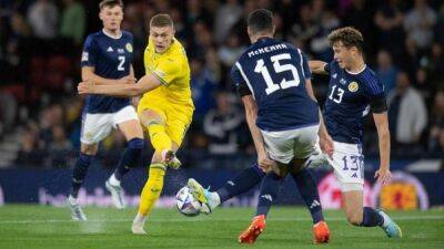 Украина разгромно уступила Шотландии в матче Лиги наций