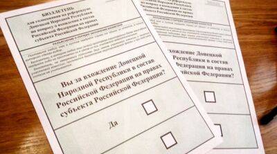 На оккупированных территориях начались псевдореферендумы о присоединении к рф