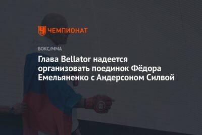 Глава Bellator надеется организовать поединок Фёдора Емельяненко с Андерсоном Силвой