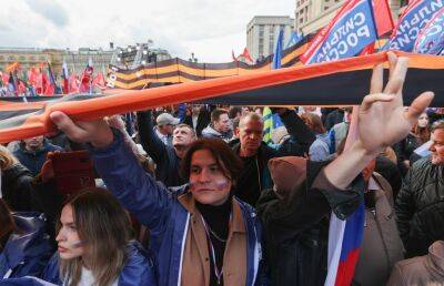 В Москве на митинг «Своих не бросаем» вышли около 50 тысяч человек