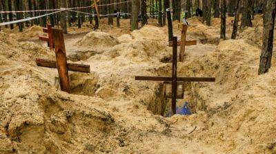 В Изюме завершили эксгумацию тел на месте массового захоронения