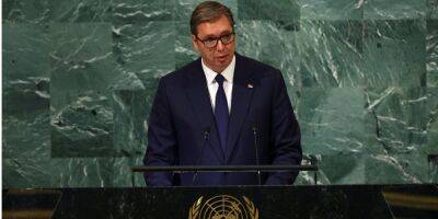 Сторонник диктатора Путина. Президент Сербии заявил, что исключение РФ из Совбеза ООН станет «разрушением международного порядка»