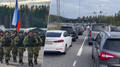 Бегство от мобилизации продолжается: на границе россии с Финляндией и Казахстаном километровые очереди