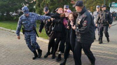 В россии возобновились антивоенные протесты, есть задержанные