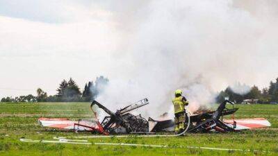 Трагедия в небе: в Германии столкнулись два спортивных самолета