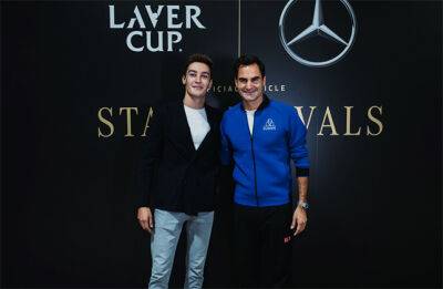 Роджер Федерер пообещал Расселлу посетить Гран При