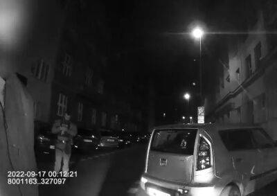 В Праге пьяный водитель предлагал взятку полицейским: видео