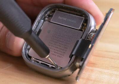 iFixit повредили дисплей Apple Watch Ultra при попытке разобрать умные часы