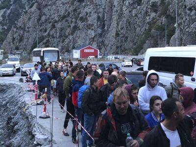 Количество россиян на въезде в Грузию на фоне мобилизации почти удвоилось