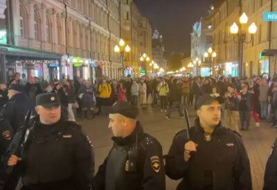 В России усиливаются полицейские «репрессии» из-за мобилизации