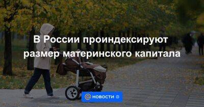 В России проиндексируют размер материнского капитала