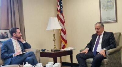 Глава МИД Таджикистана провел встречу со спецпредставителем США по Афганистану