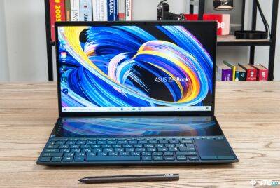 В Украине появился двухэкранный ноутбук ASUS Zenbook Pro 14 Duo OLED с Core i9-12900H и RTX 3050 Ti — за 130 тыс. грн