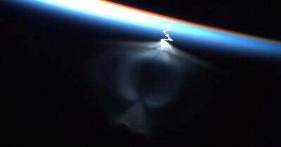 Астронавт МКС сделала снимок "космического ангела" на орбите Земли (фото)