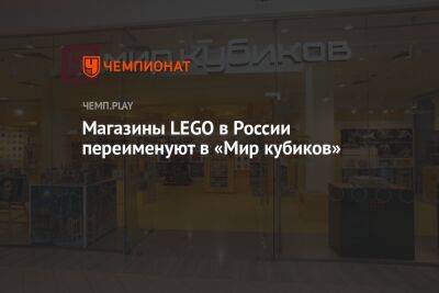 Магазины LEGO в России переименуют в «Мир кубиков»
