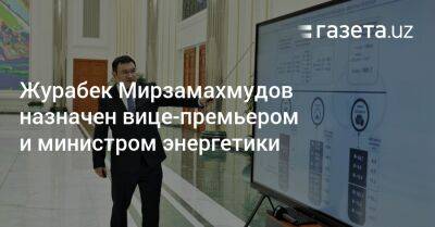 Журабек Мирзамахмудов назначен вице-премьером и министром энергетики